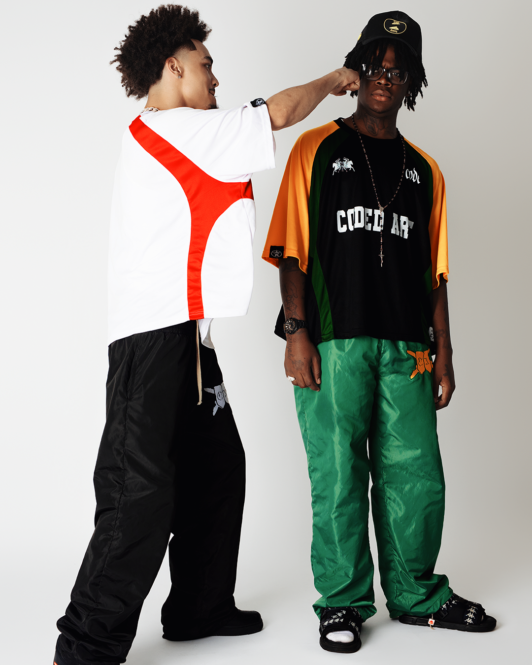 CA LOGO TRACK PANTS